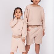 SET Buzo + Bermuda Fresh Camel