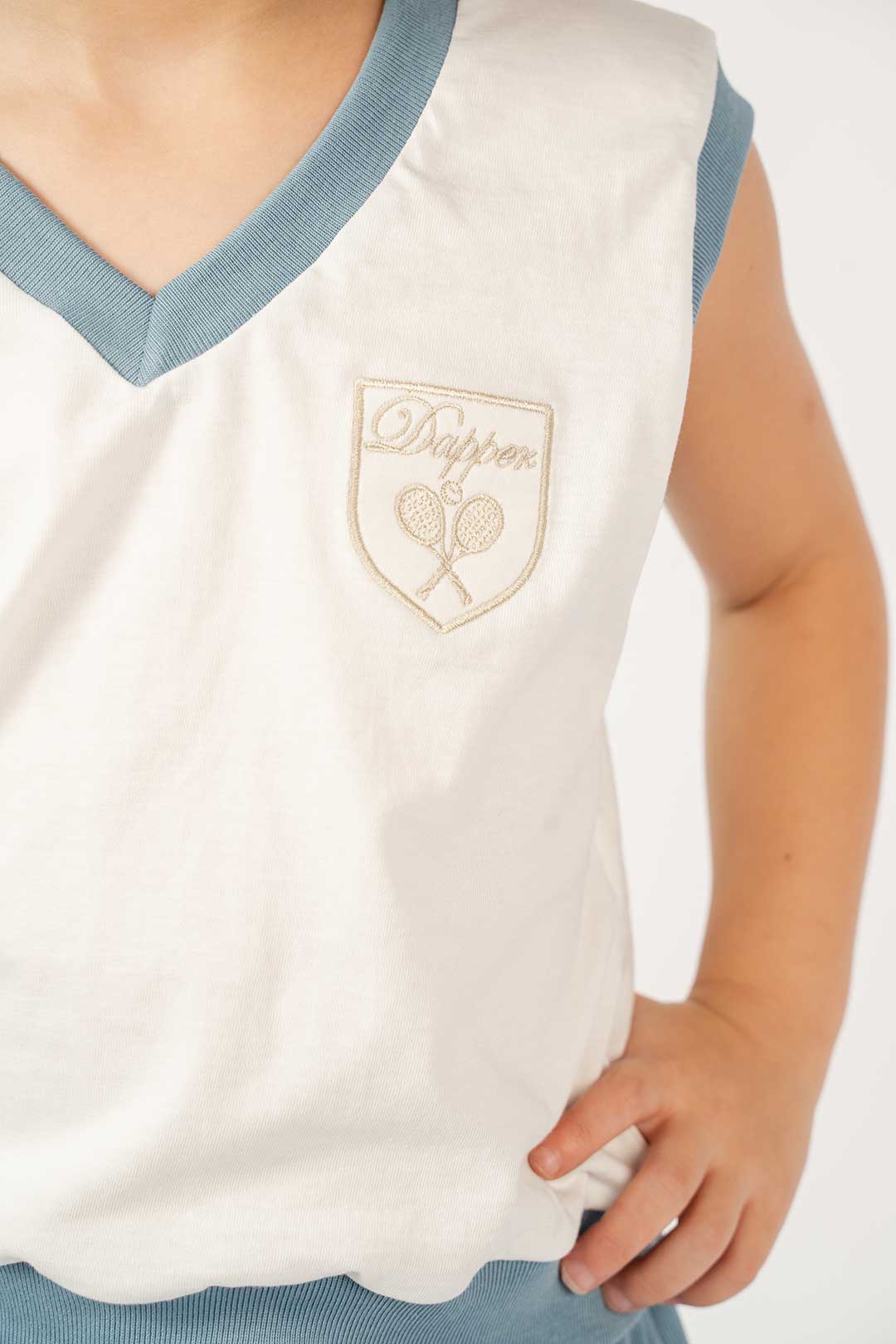 SET Falda + Chaleco CLUB Azul