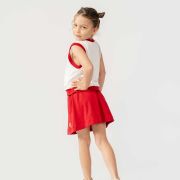 SET Falda + Chaleco CLUB Rojo