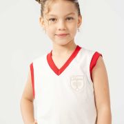 SET Falda + Chaleco CLUB Rojo