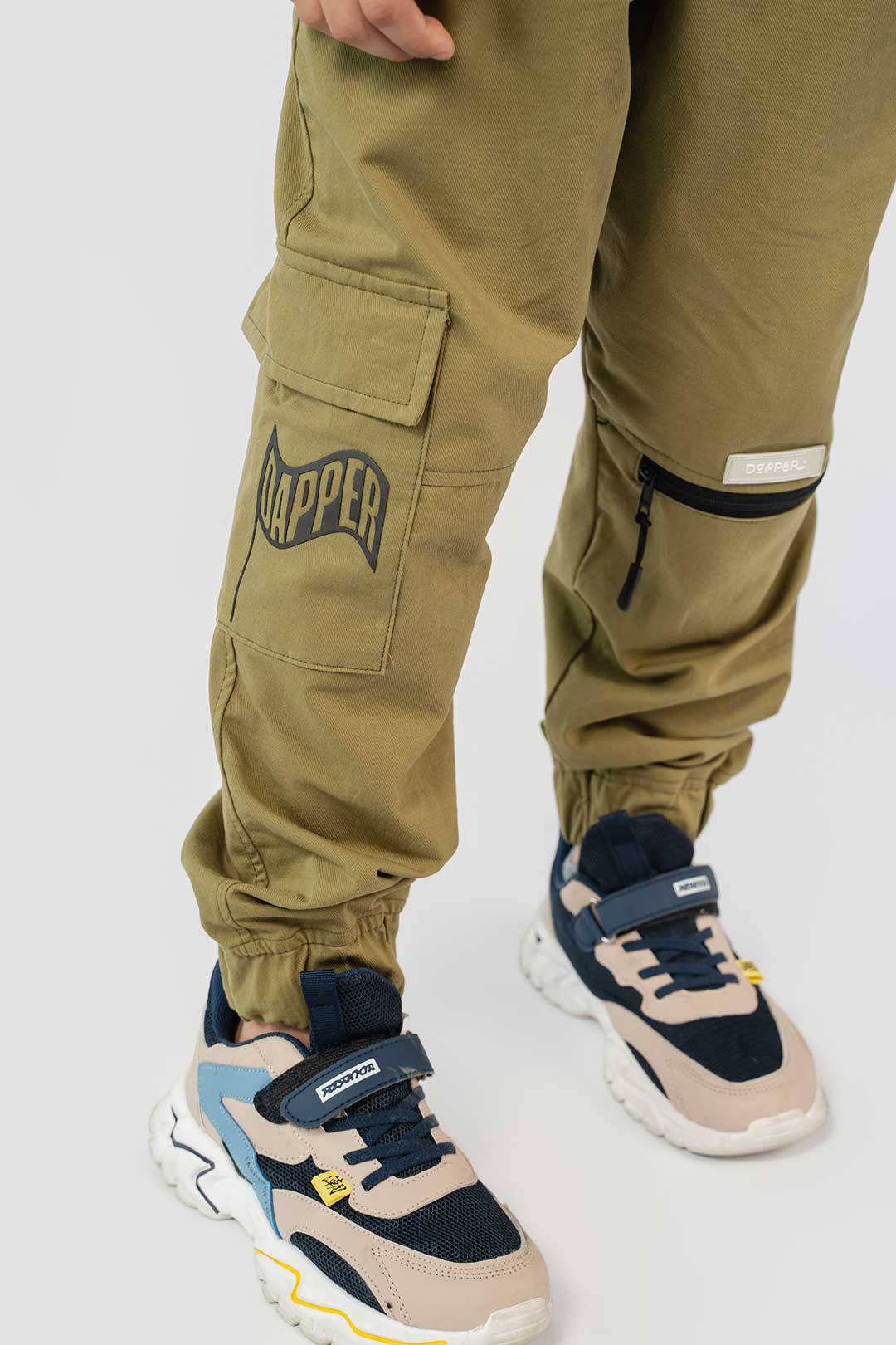 SET Cargo Verde + Camiseta CLUB Blanco