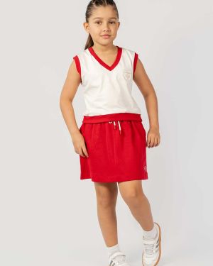 SET Falda + Chaleco CLUB Rojo