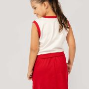 SET Falda + Chaleco CLUB Rojo